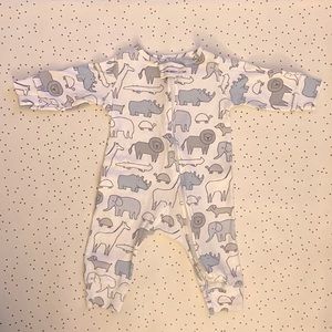 Carters Zip-up cotton footless sleep & play romper
